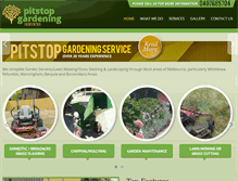 Tablet Screenshot of pitstopgardening.com